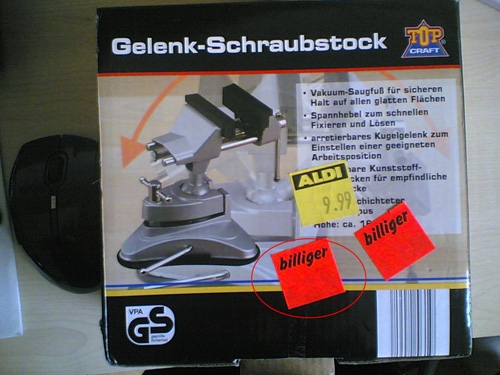 Gelenkschraubstock
